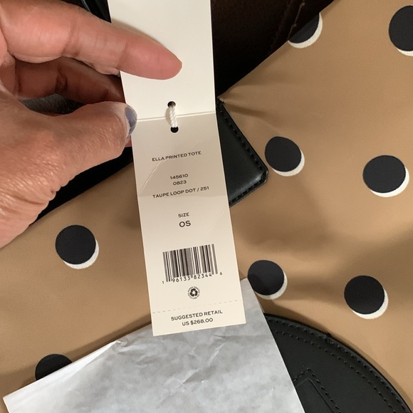 Tory Burch Ella Printed Logo Tote Bag - Picture 8 of 11